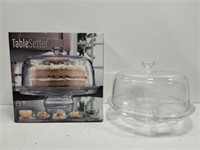 Table Setter 6 in 1 12" Footed Cake Dome