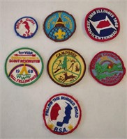 Various B.S.A. Boy Scouts Badge Patches Incl.