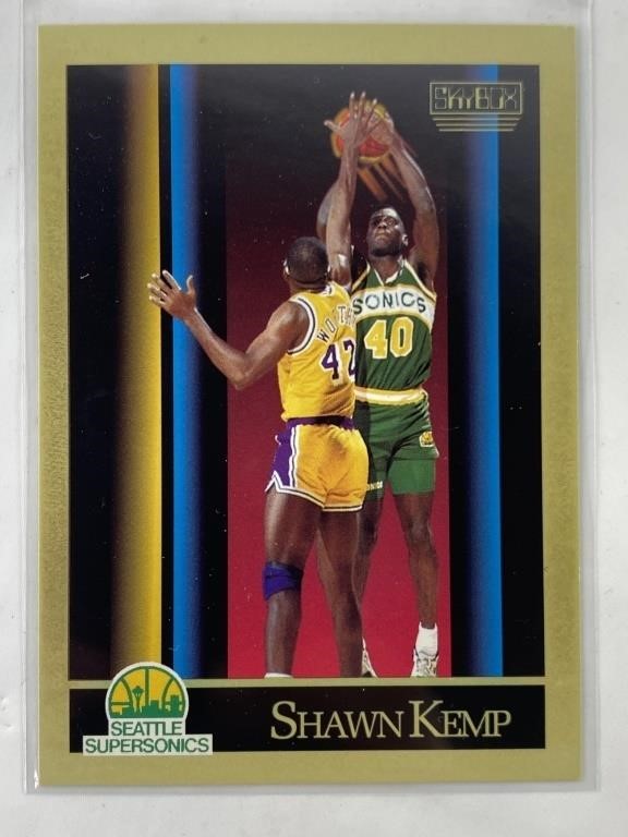 Rookie Card 1990 NBA Hoops Shawn Kemp