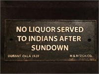 No Liquor After Sundown
