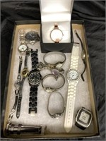 LADIES & MEN'S WATCHES LOT / JEWELRY