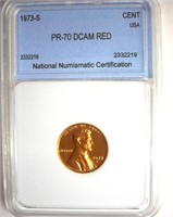 1973-S Cent NNC PR70 DCAM RD