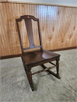 Child's size rocking chair