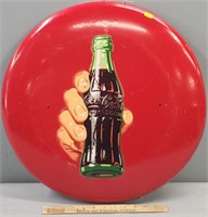 Coca-Cola Coke Sign Advertising Button