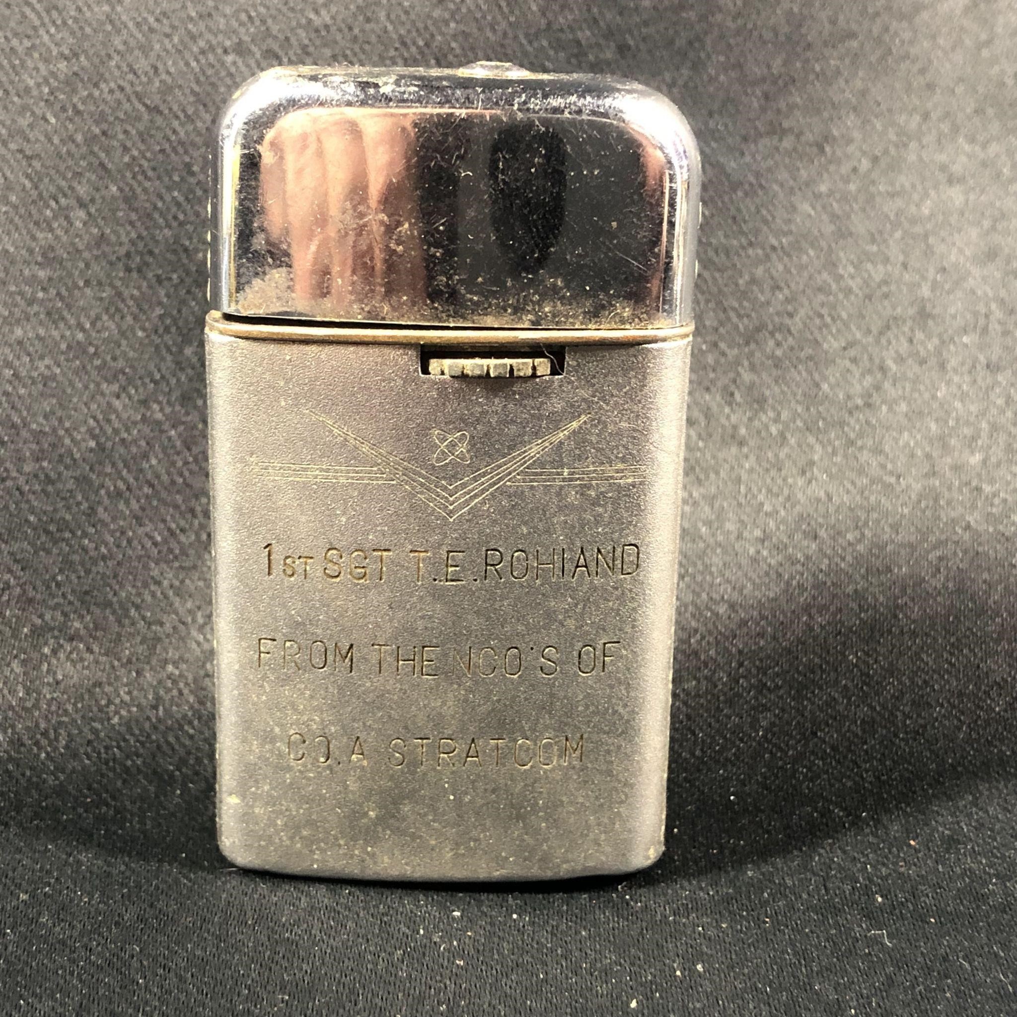 Vintage USA Military Officer's Fuel Lighter