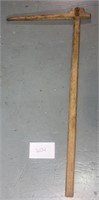 Vintage wooden measuring stick