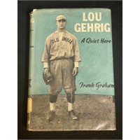 1942 Lou Gehrig Hard Cover Book