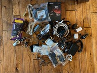 CABLES, PHONE CHARGERS & HEADPHONE BUNDLE