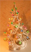 Beautiful White/Gold Ceramic Christmas Tree