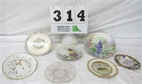 Lot of Collectible Decorative Plates- 8"-12"D