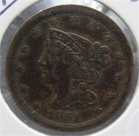 1851 Liberty Half Cent.