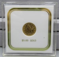 1900 Proof Like Liberty Half Eagle $5 Gold in
