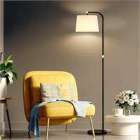 Meisoda LED Floor Lamp 2 Different Lamp Shades