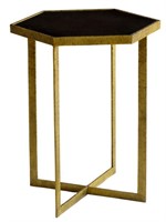 Hexter accent table charcoal on oak finish