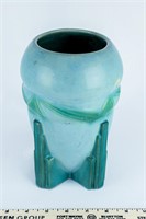 Roseville 405-7" Blue Futura Vase