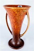 Roseville 548-7 Windsor Brown Trumpet Vase