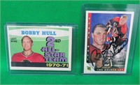 Bobby Hull 1971-72 OPC #261 + SIGNED 1991 Ultimate