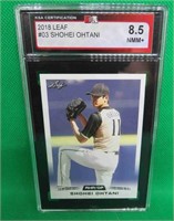 Shohei Ohtani KSA 8.5 2018 Leaf #03 Rookie