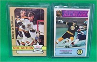 2x Bobby Orr 1970's OPC  Hockey Cards 1972-73 #58