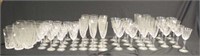 Suite of one hundred & fifteen cut crystal glasses