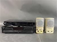Sony DVD Player, CD Changer & Two Speakers