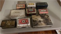Vintage Metal Chocolate Boxes and Banks