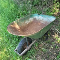 Steel Wheelbarrow, one Handle