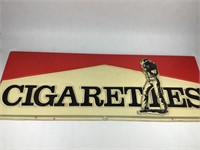 VTG Cigarettes Plastic Store Wall Sign