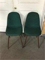 Mid Century Modern Style Emerald Chair lot of 2