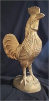 Large cast aluminum rooster