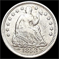 1853 Seated Liberty Half Dime CLOSELY