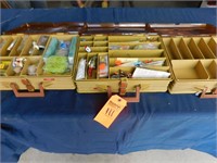 Lot 111  (3) Magnum Fishing Tackle Boxes