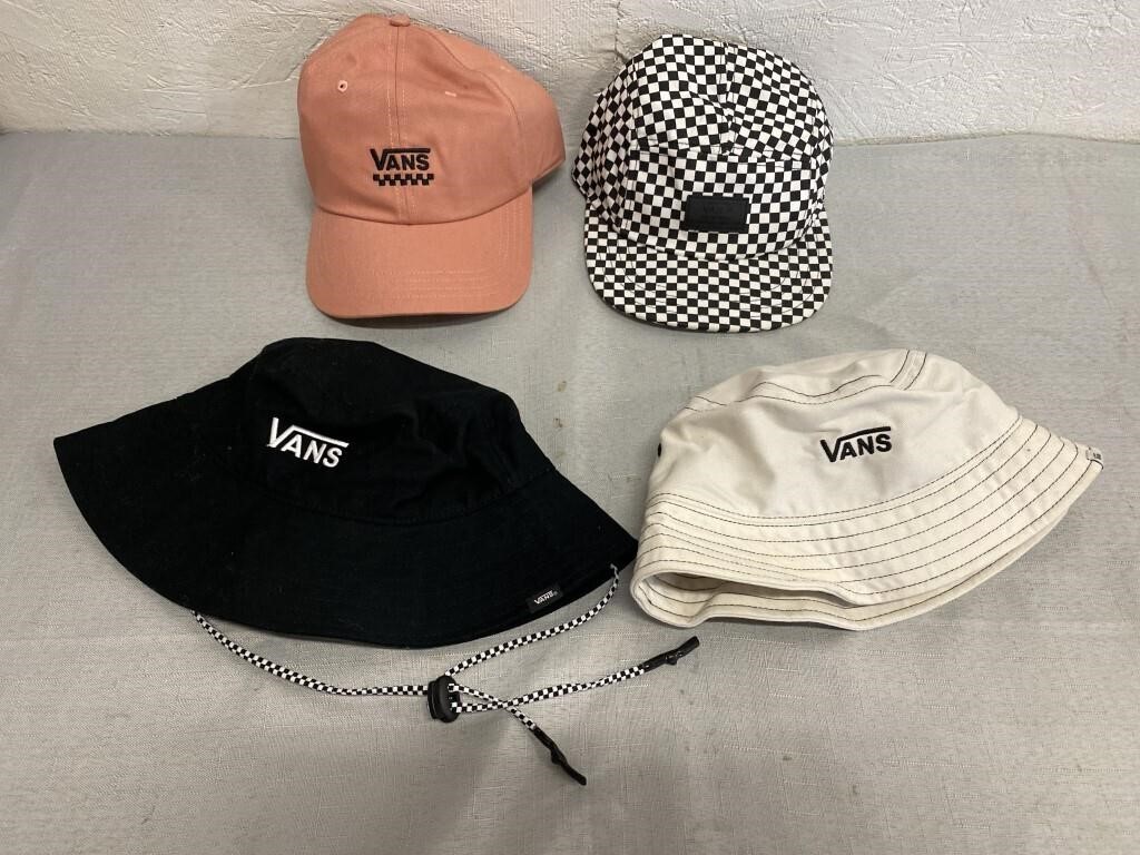 4 Vans Various Style Hats