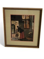 Pieter De Hooch Framed & Matted Print