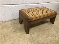 Small Cane Top Footstool