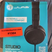 JLab Studio Wired on Ear 3.5mm Connector Headphone