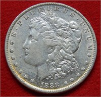 1888 O Morgan Silver Dollar - Hot Lips