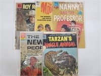 Various Dell Comics/Magazines, Lot of 5