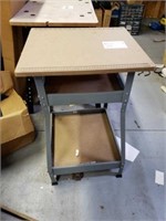 Stationary Work Table with 18" Rulered Top