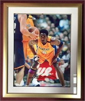 Kobe Bryant Signed and Framed 8x10 Photo With COA