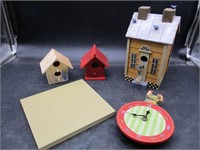 Birdhouses & Chicken Clock