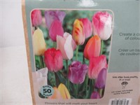 50-Pc Tasc Tulipa Triumph Pastel Assorted Bulbs