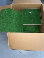 Box of 41+ 20X20 Faux Green Lawn Golf