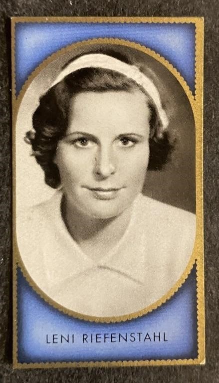 LENI RIEFENSTAHL: Antique Tobacco Card (1936)