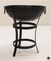 Large Iron Fire Pit / Grill