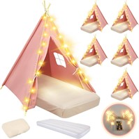 Lemosae 6 Pack Teepee Tent with Airbed