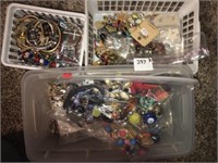 (3) Boxes of Costume Jewelry