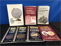 Canadian Paper, coins,Token & Olympic Money Books