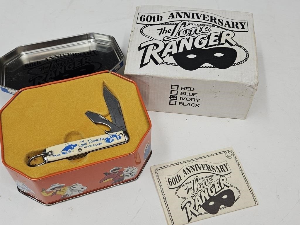 60th Anniversary Lone Ranger Knife In Tin