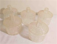 Vintage Plastic Face Powder Containers